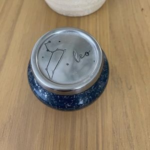 New Anthropologie Capri Blue Mini Zodiac Candle Leo